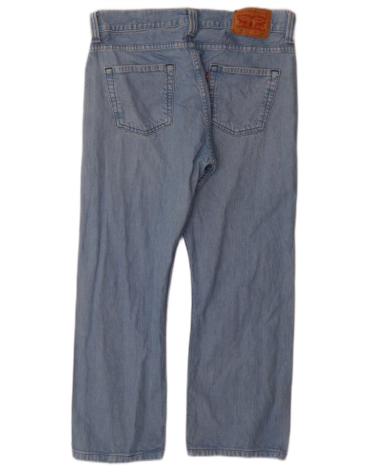 Levi's Masculino 506 Straight Jeans W34 L29 Azul Algodão