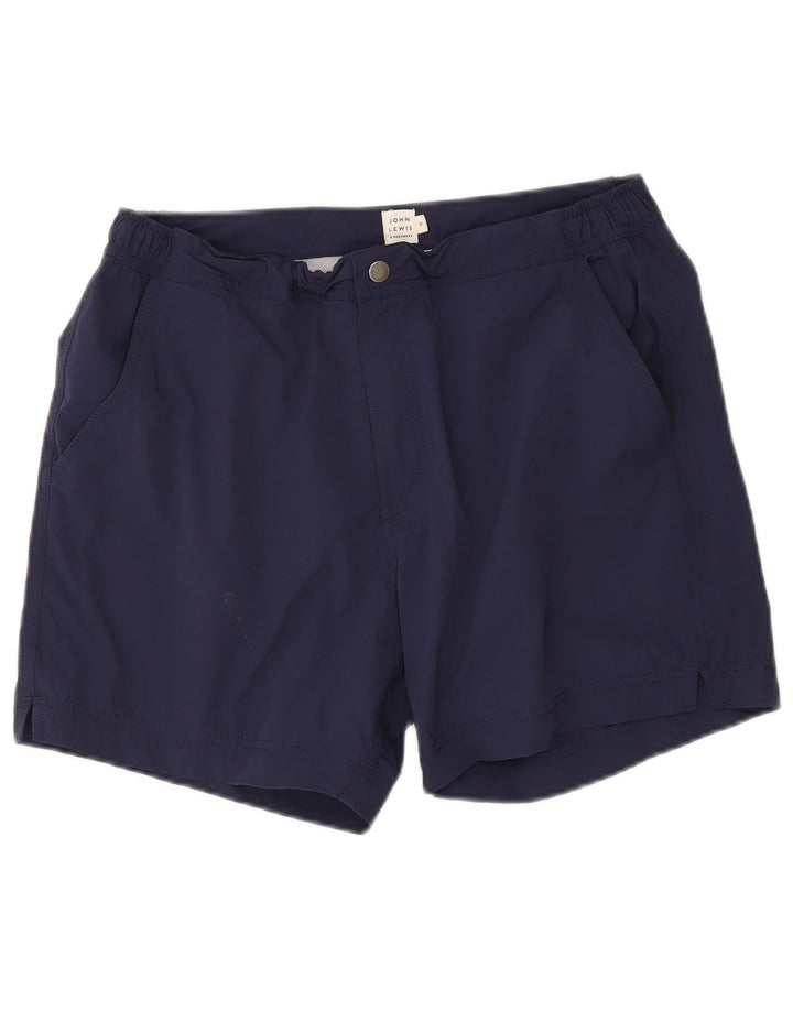 Shorts de natação masculino John Lewis médio azul marinho nylon