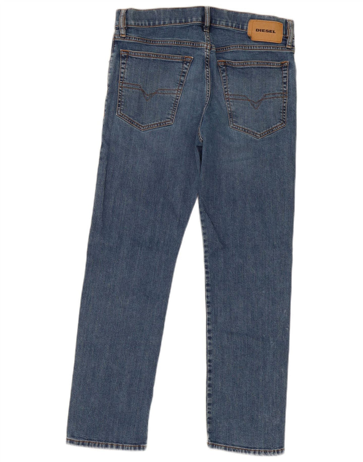 DIESEL Jeans retos femininos W30 L27 algodão azul