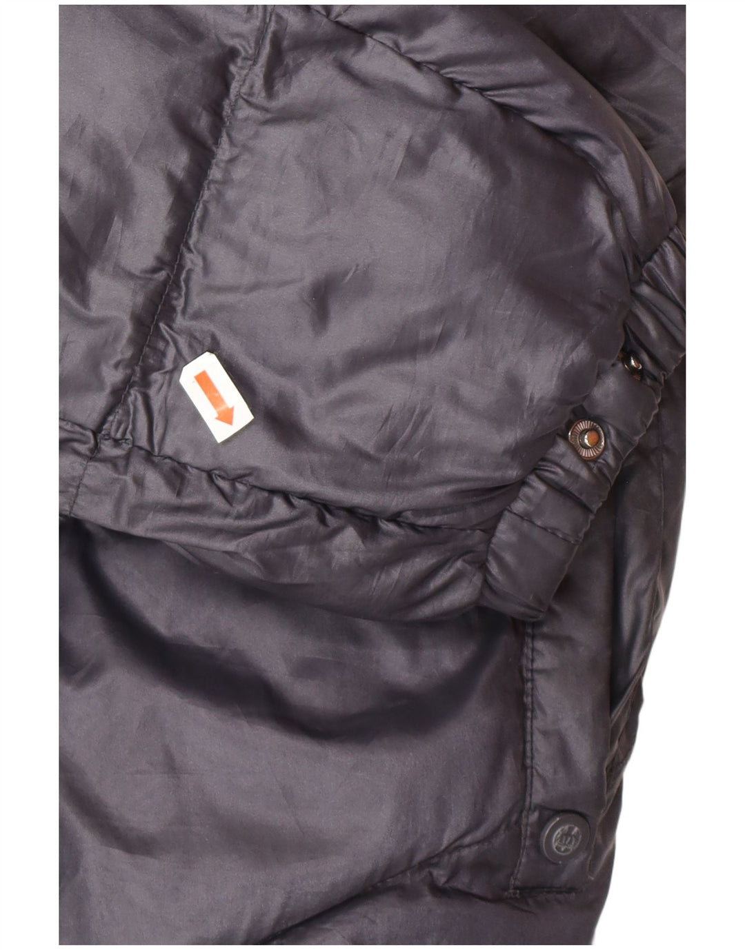 Jaqueta acolchoada masculina Massimo Dutti UK 36 poliéster azul marinho pequeno