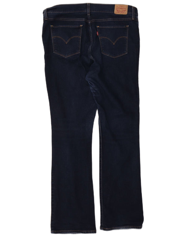 Calça jeans feminina Levi's 315 Shaping Bootcut W33 L32 azul marinho algodão