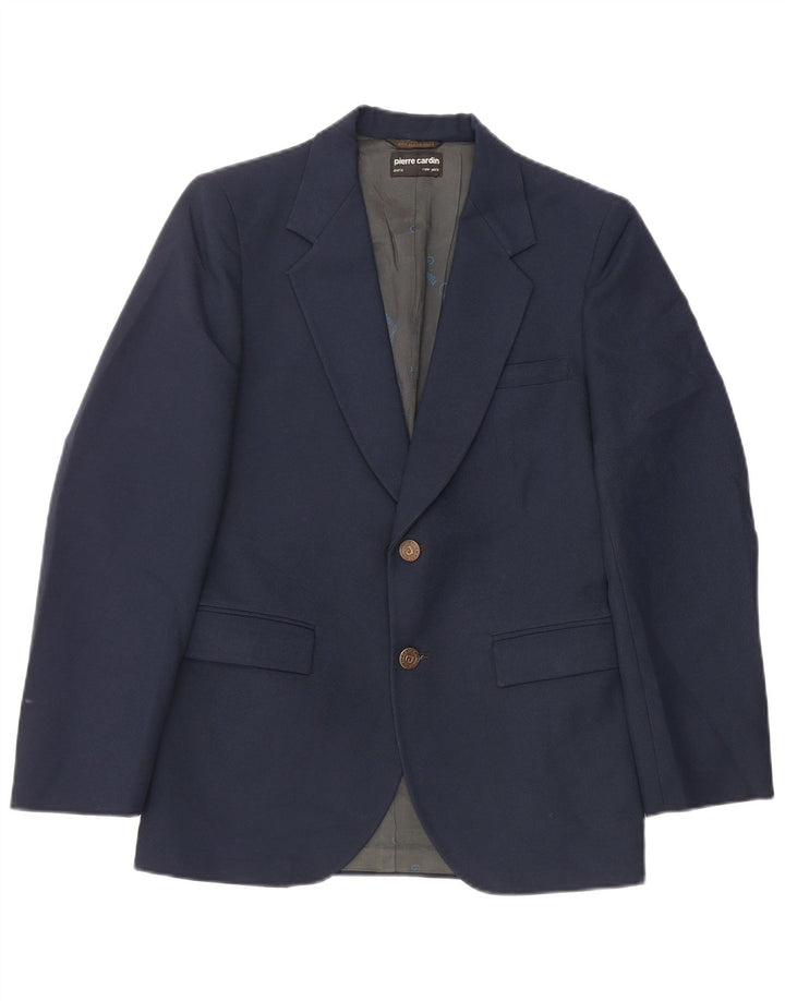 PIERRE CARDIN Jaqueta blazer masculina de 2 botões 15-16 anos azul marinho