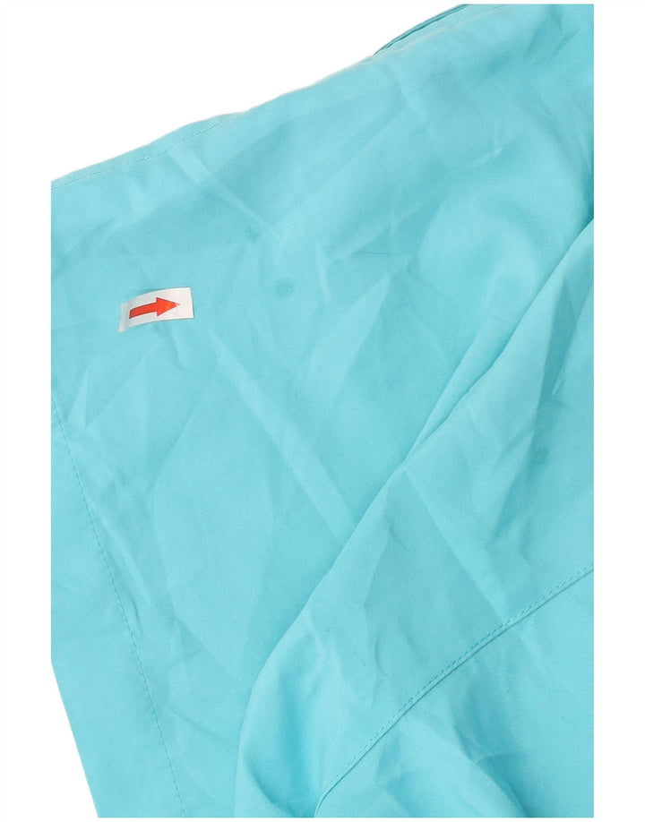 Calvin Klein Shorts de natação masculino gráfico pequeno azul colorblock poliéster