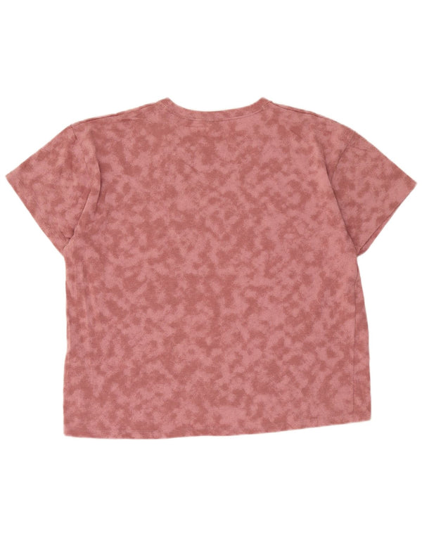 Camiseta feminina Under Armour com estampa gráfica UK 18 XL rosa tie-dye algodão