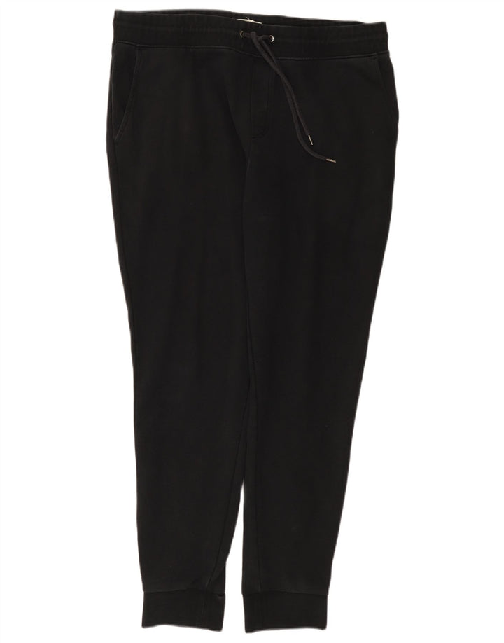 Calça esportiva masculina Marks & Spencer, joggers, algodão preto grande
