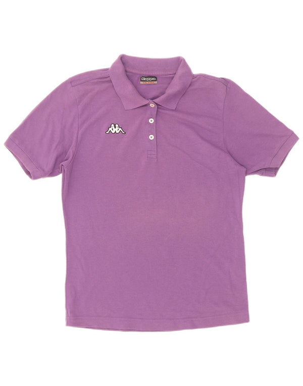 Camisa polo feminina Kappa UK 20 2XL algodão roxo
