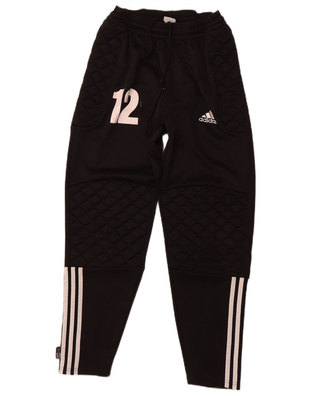 ADIDAS Mens Graphic Tracksuit Calças Médias Preto Poliéster