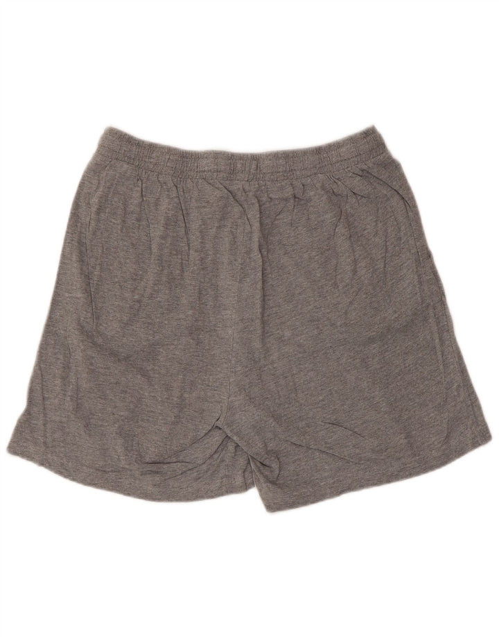 Shorts esportivos femininos Kappa XL cinza algodão