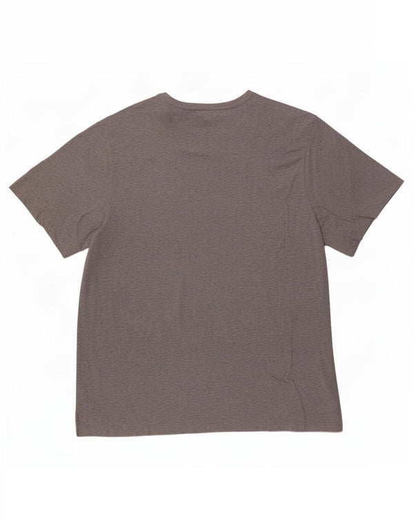 Camiseta masculina Hugo Boss Top 2XL algodão manchado cinza