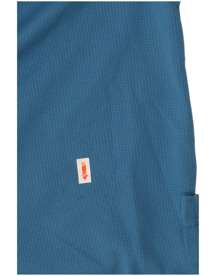 Camisa polo masculina Dockers grande azul poliéster