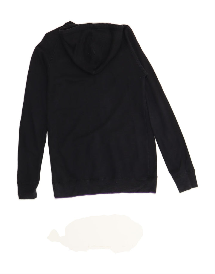NIKE Mens Zip Hoodie Sweater UK 12/14 Medium Navy Blue Cotton Vintage Nike and Second-Hand Nike from Messina Hembry 