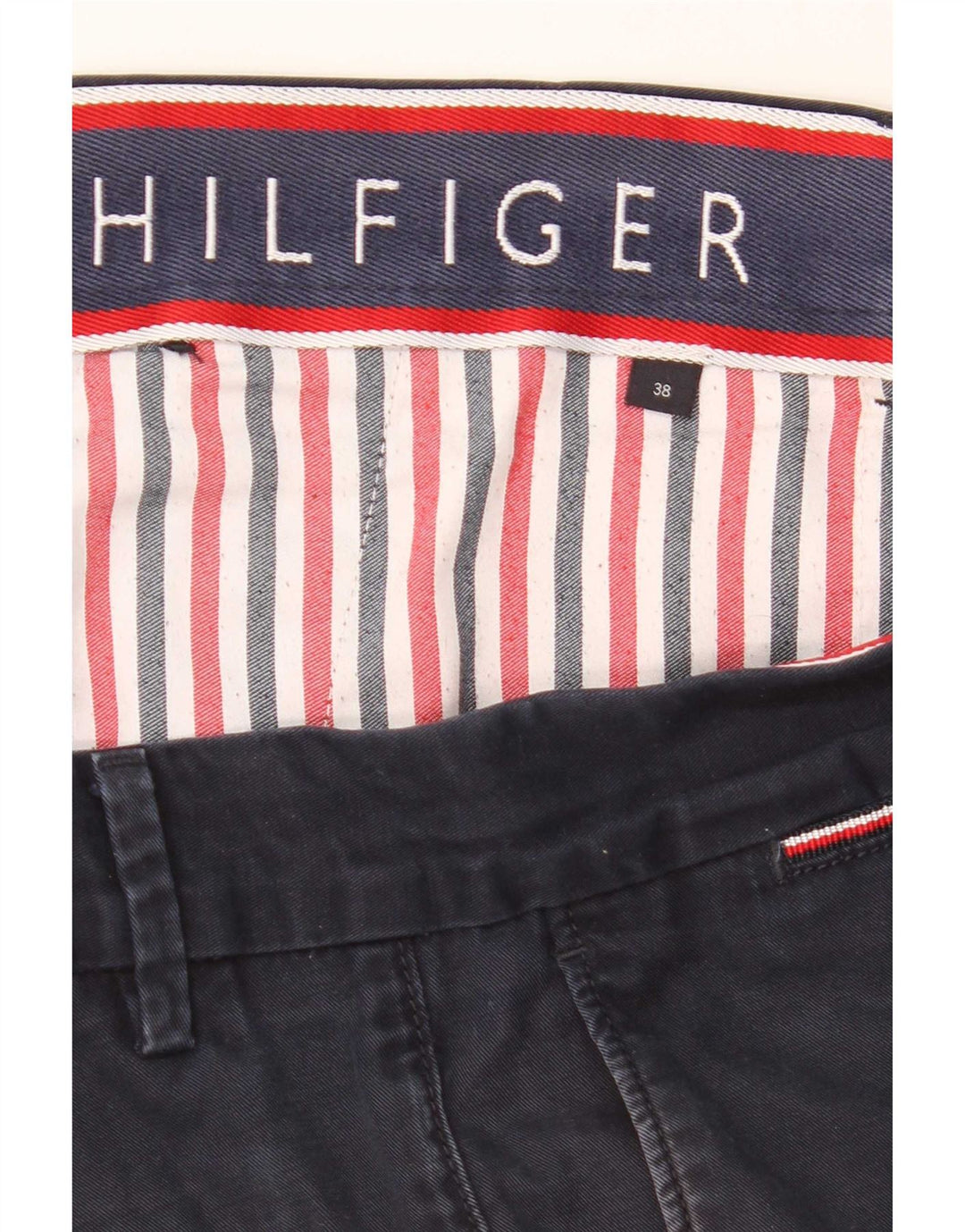 Shorts Chino Masculino Tommy Hilfiger W38 XL Azul Marinho
