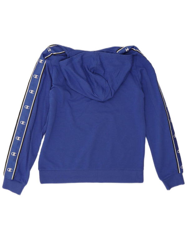 Jumper com capuz gráfico Champion Boys 15-16 anos 2XL azul