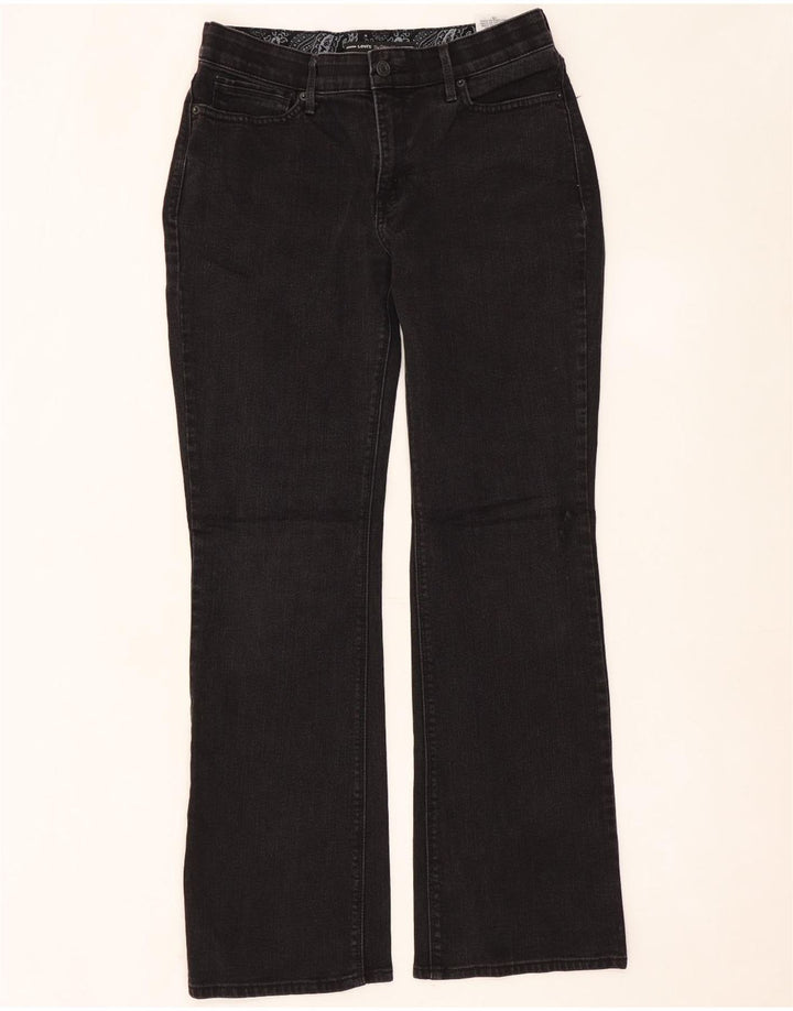 Calça jeans feminina LEVI'S 525 Bootcut US 10 grande W30 L30 preta