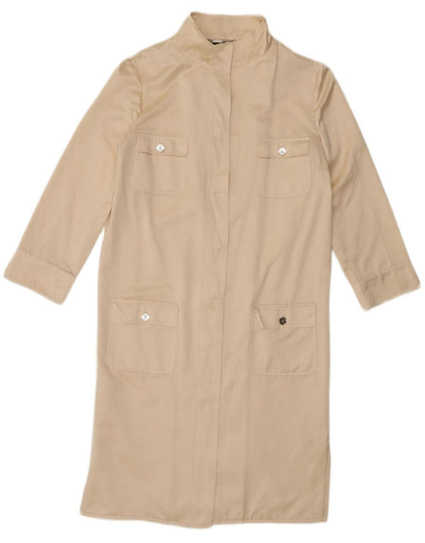 Sobretudo feminino Dolce & Gabbana UK 14 médio off white seda
