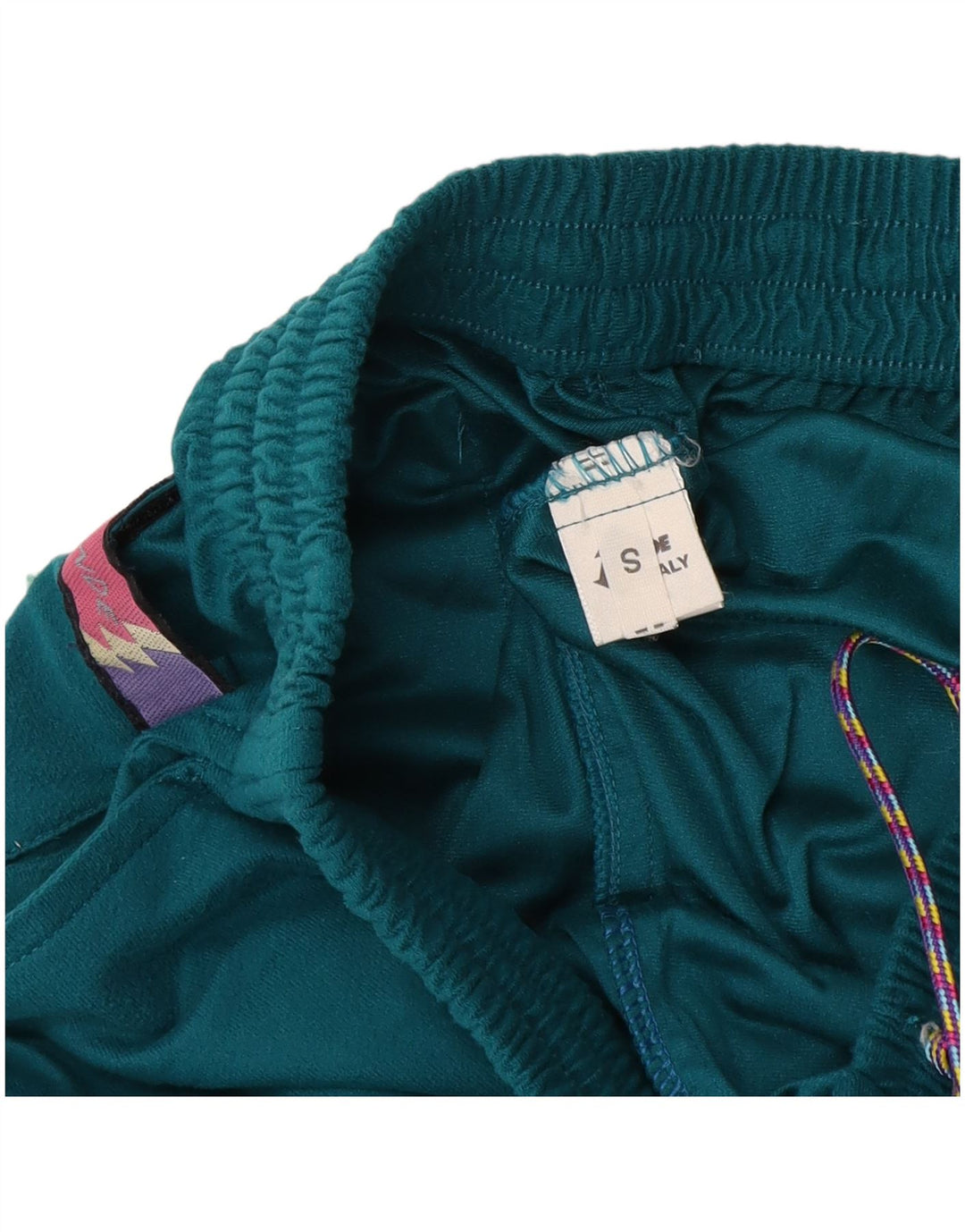 Fato de treino completo gráfico masculino vintage pequeno verde colorblock poliéster