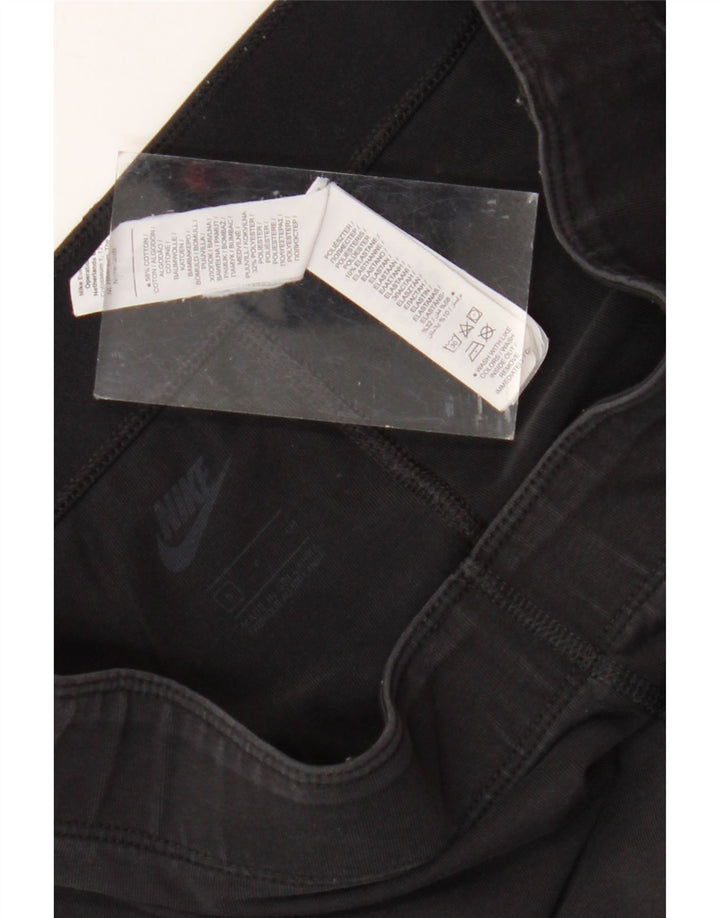 Leggings femininas Nike Graphic UK 8 pequenas de algodão preto