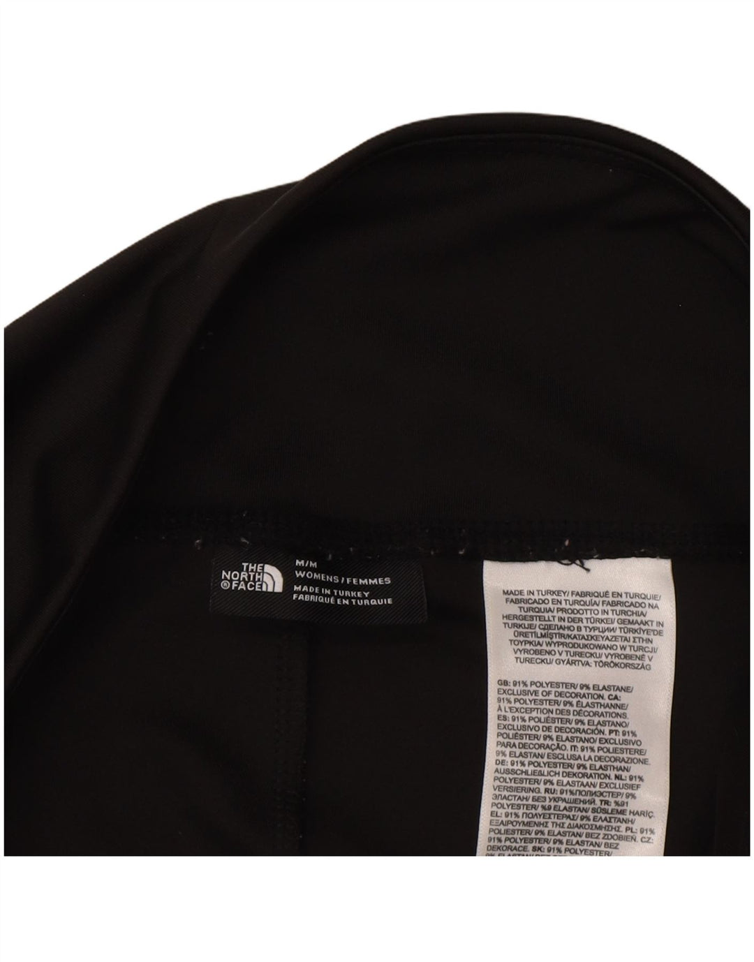 Leggings femininas The North Face UK 12 poliéster colorblock cinza médio