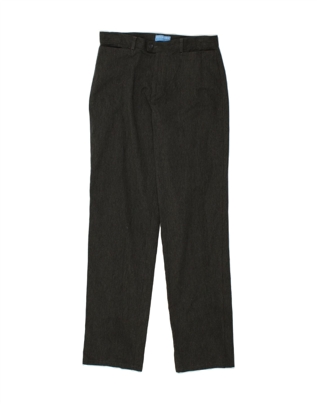 DOCKERS Womens Straight Suit Trousers US 8 Medium W30 L32  Grey Cotton Vintage Dockers and Second-Hand Dockers from Messina Hembry 
