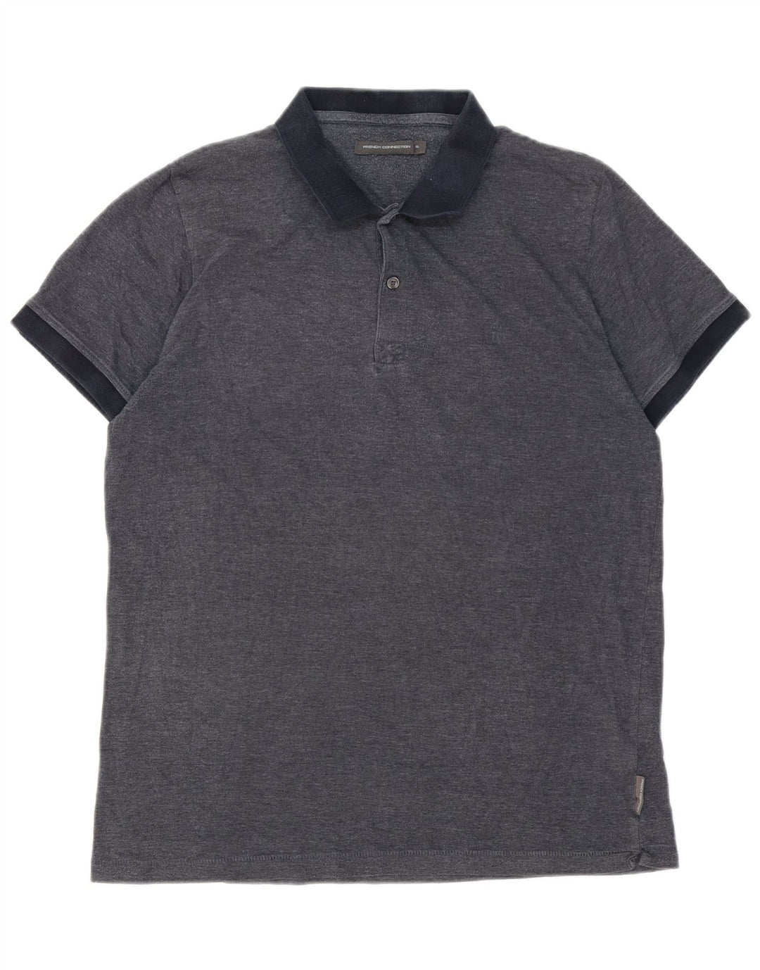 Camisa polo masculina French Connection XL algodão cinza