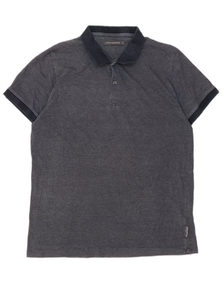 Camisa polo masculina French Connection XL algodão cinza