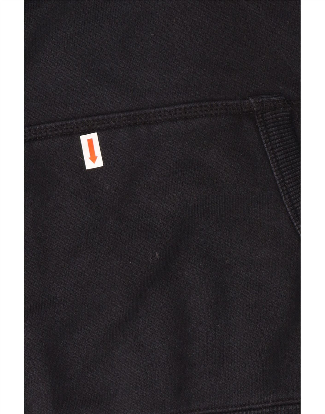 Puma feminino gráfico moletom com capuz Reino Unido 16 grande algodão preto