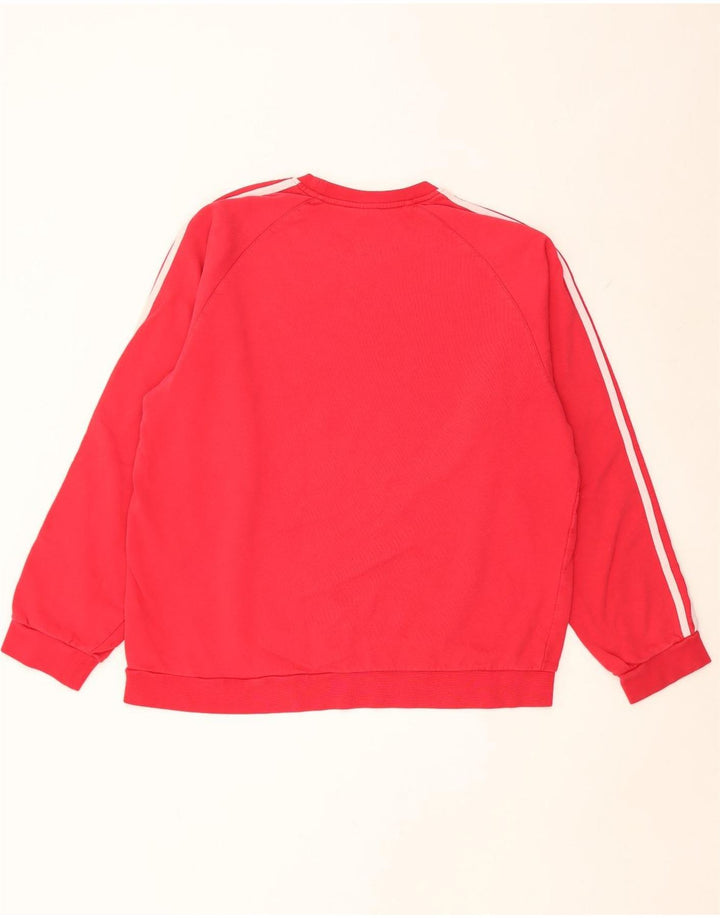 Adidas Mens Moletom Jumper XL Vermelho
