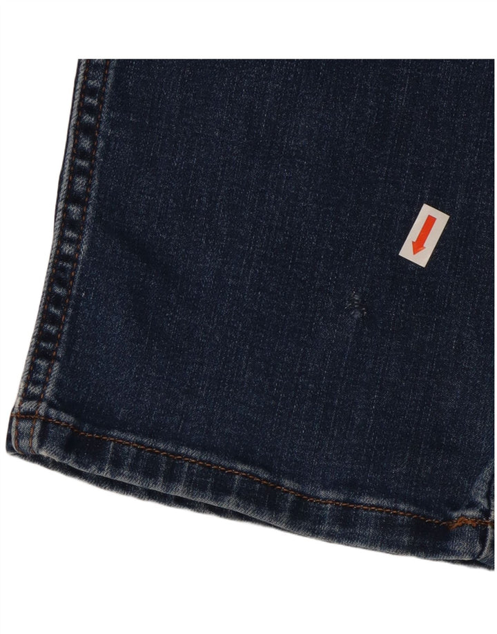 WRANGLER Masculino Texas Straight Jeans W32 L34 Azul Algodão