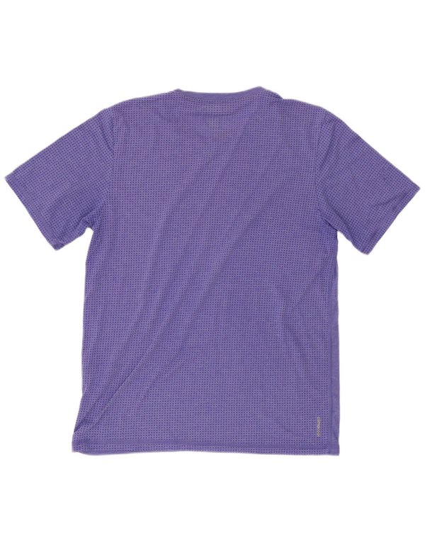 Adidas Mens Climacool Camiseta Top Grande Roxo Poliéster