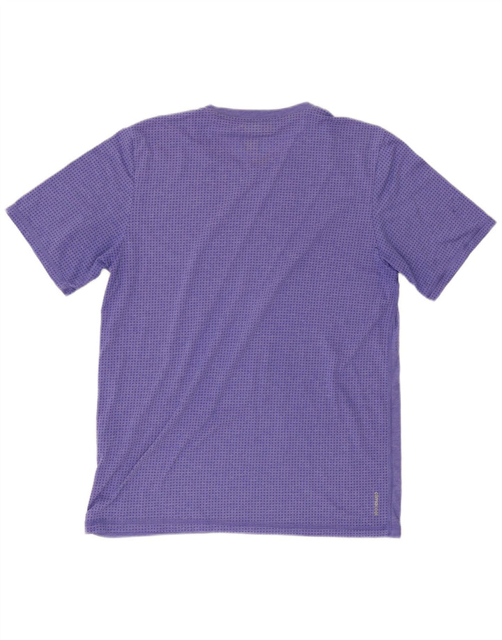 Adidas Mens Climacool Camiseta Top Grande Roxo Poliéster