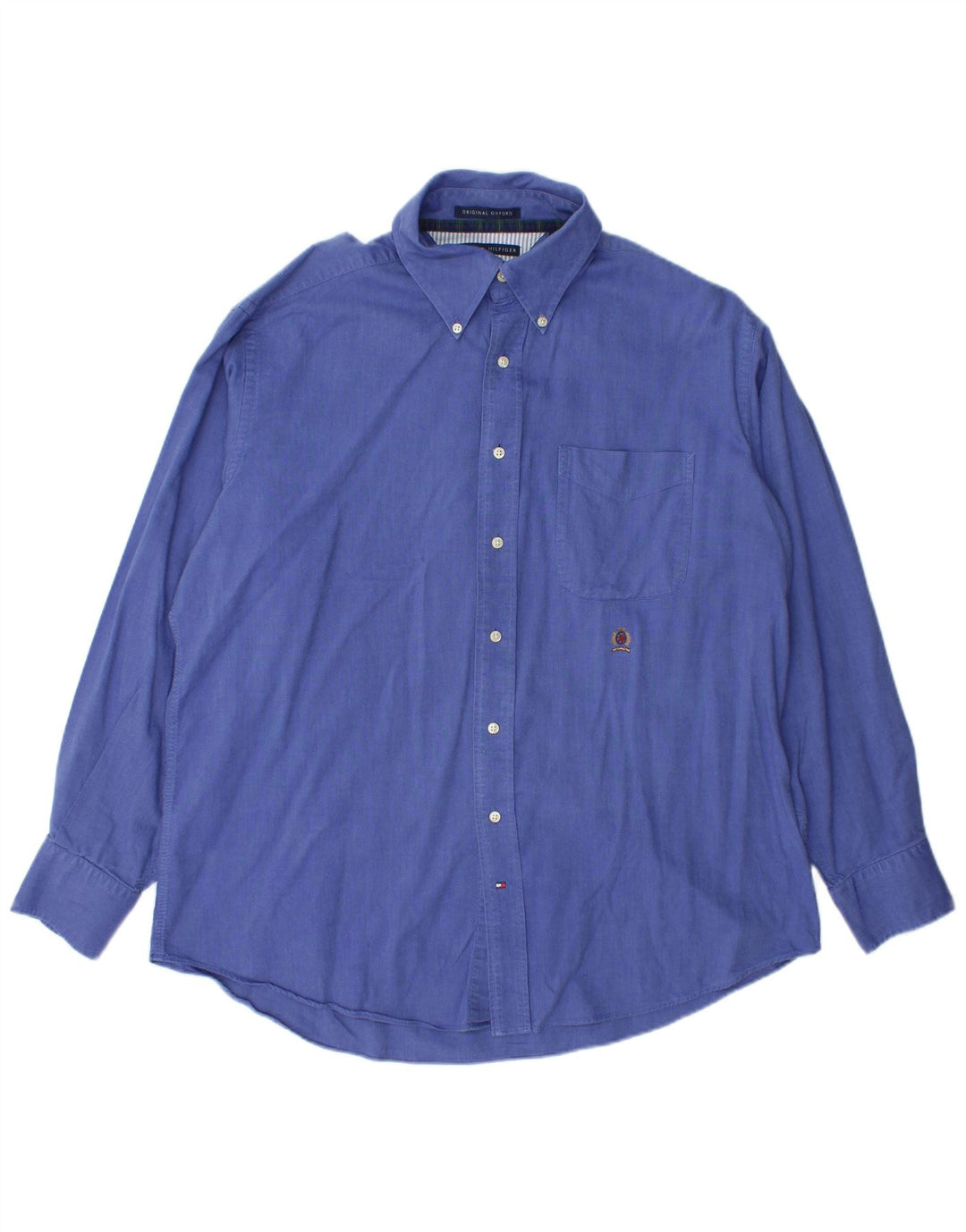 Camisa masculina Tommy Hilfiger tamanho 16 1/2 grande azul