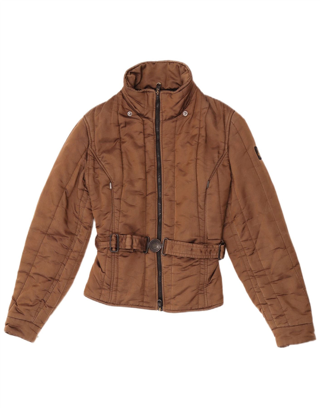 Jaqueta de chuva feminina Refrigiwear UK 12 poliamida marrom médio
