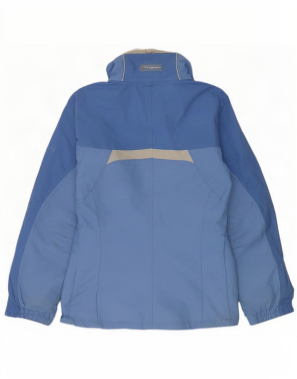Columbia Womens Interchange Rain Jacket UK 16 grande azul colorblock nylon