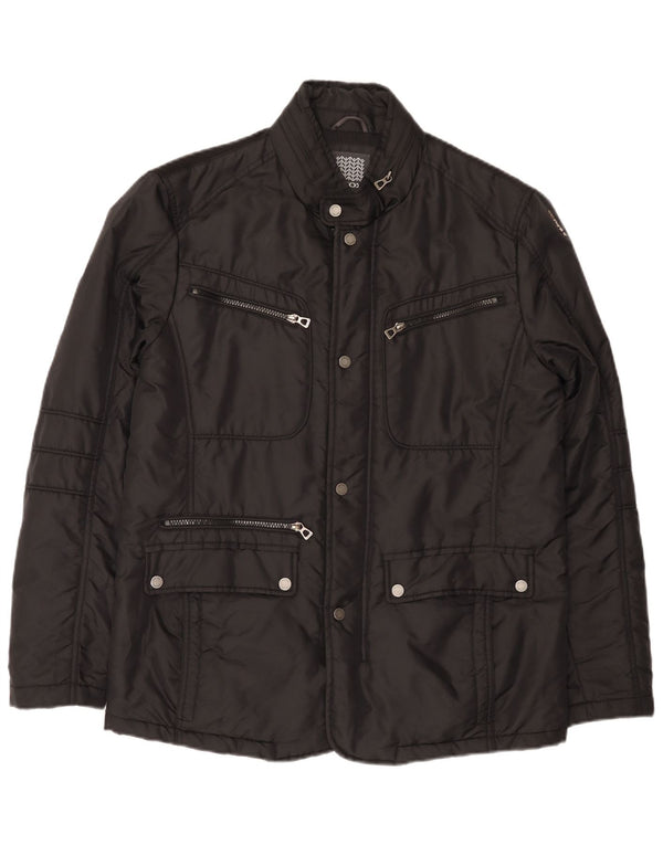 Jaqueta corta-vento masculina Geox UK 40 grande preta
