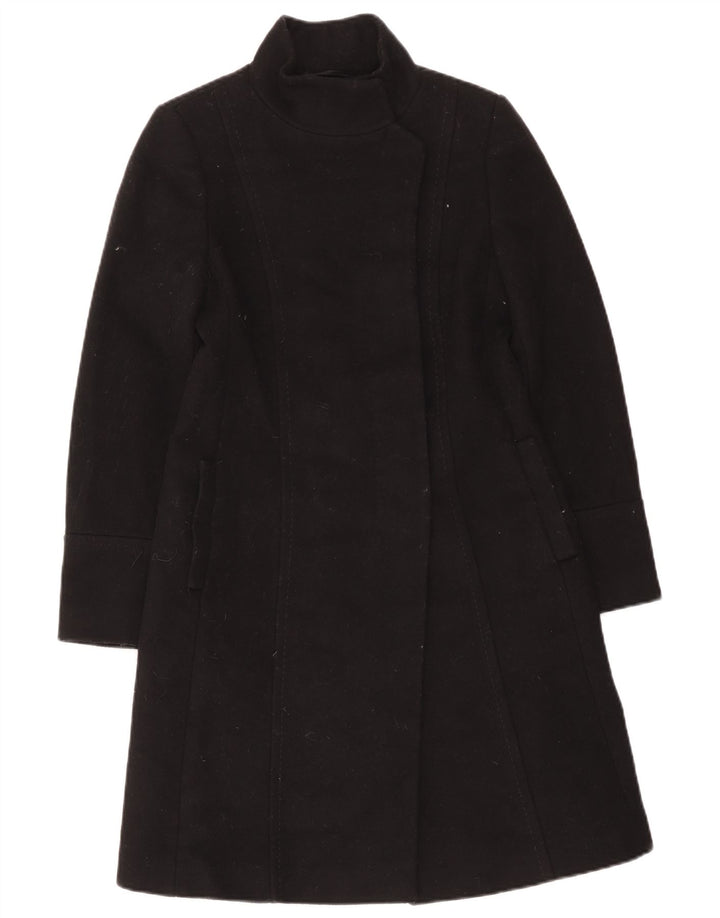 Sobretudo feminino Massimo Dutti EU 38 pequeno lã preta