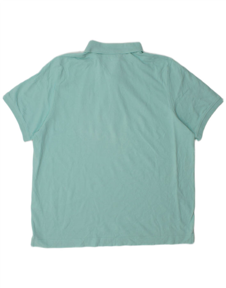 Camisa polo masculina padrão Levi's XL azul algodão