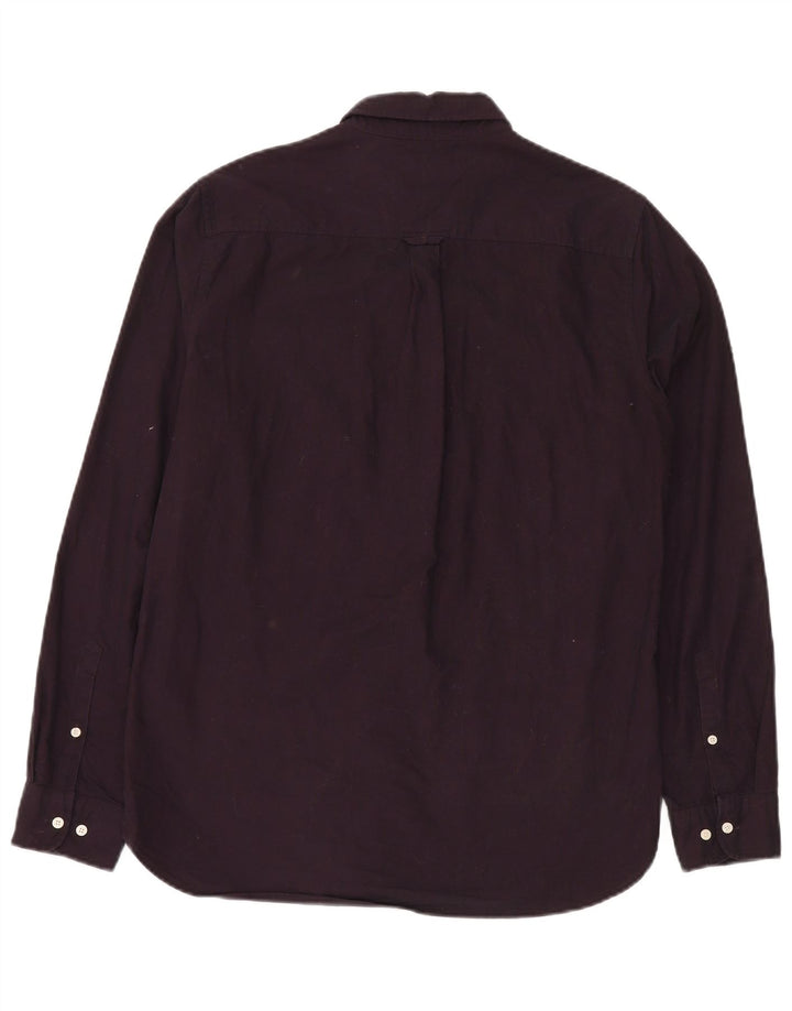 Camisa masculina SUPERDRY algodão roxo médio