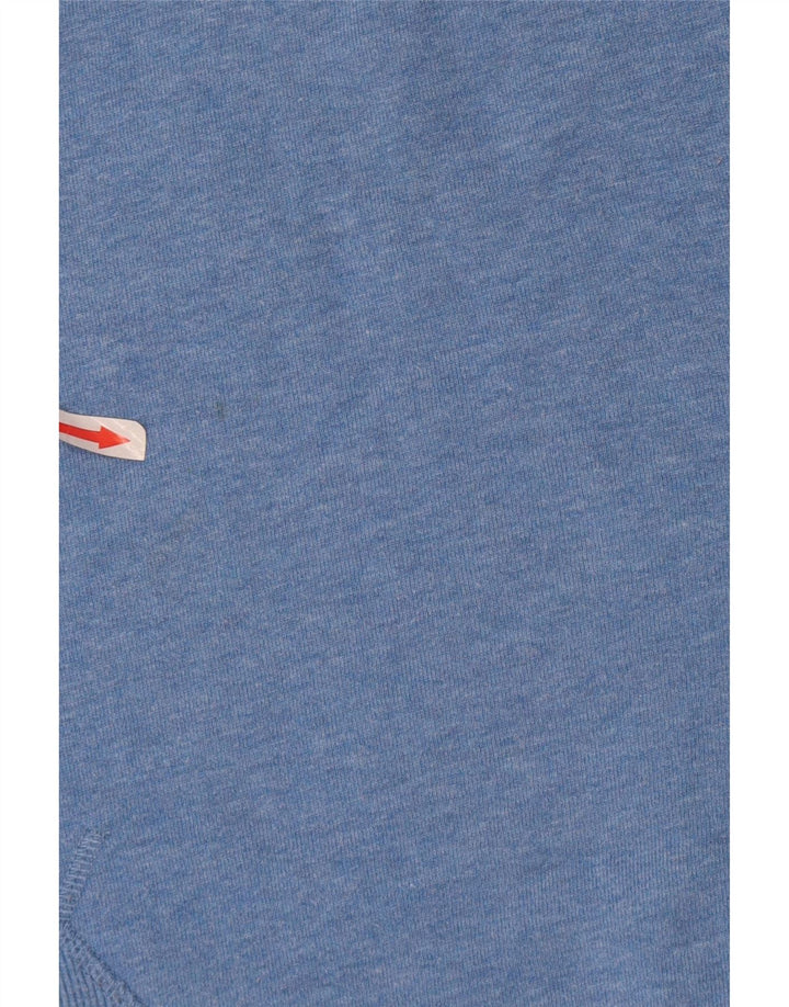 Crew Clothing Mens Moletom Jumper Médio Algodão Azul