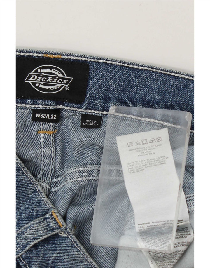 Jeans Masculino Dickies Cargo Taperizado W33 L32 Azul Algodão