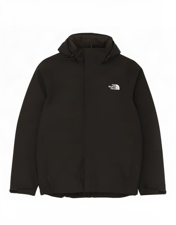 Jaqueta corta-vento masculina com capuz The North Face Reino Unido 40 grande poliéster preto