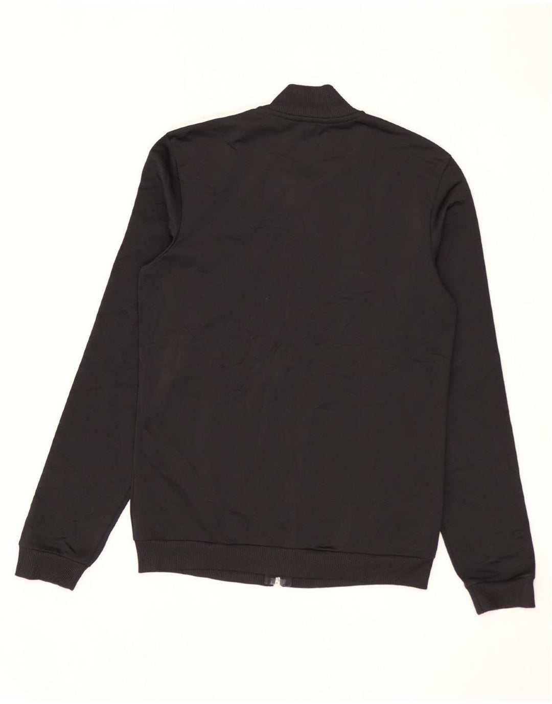 ADIDAS Womens Tracksuit Top Jacket UK 4/6 XS Preto Poliéster