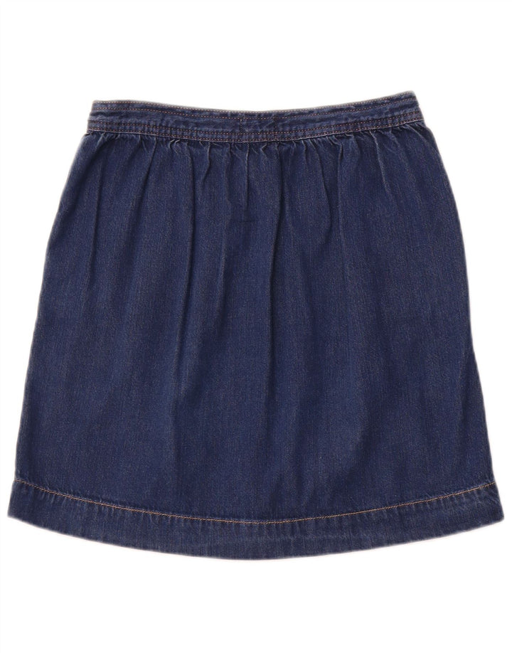 Saia jeans feminina FRENCH CONNECTION UK 10 pequena W26 azul