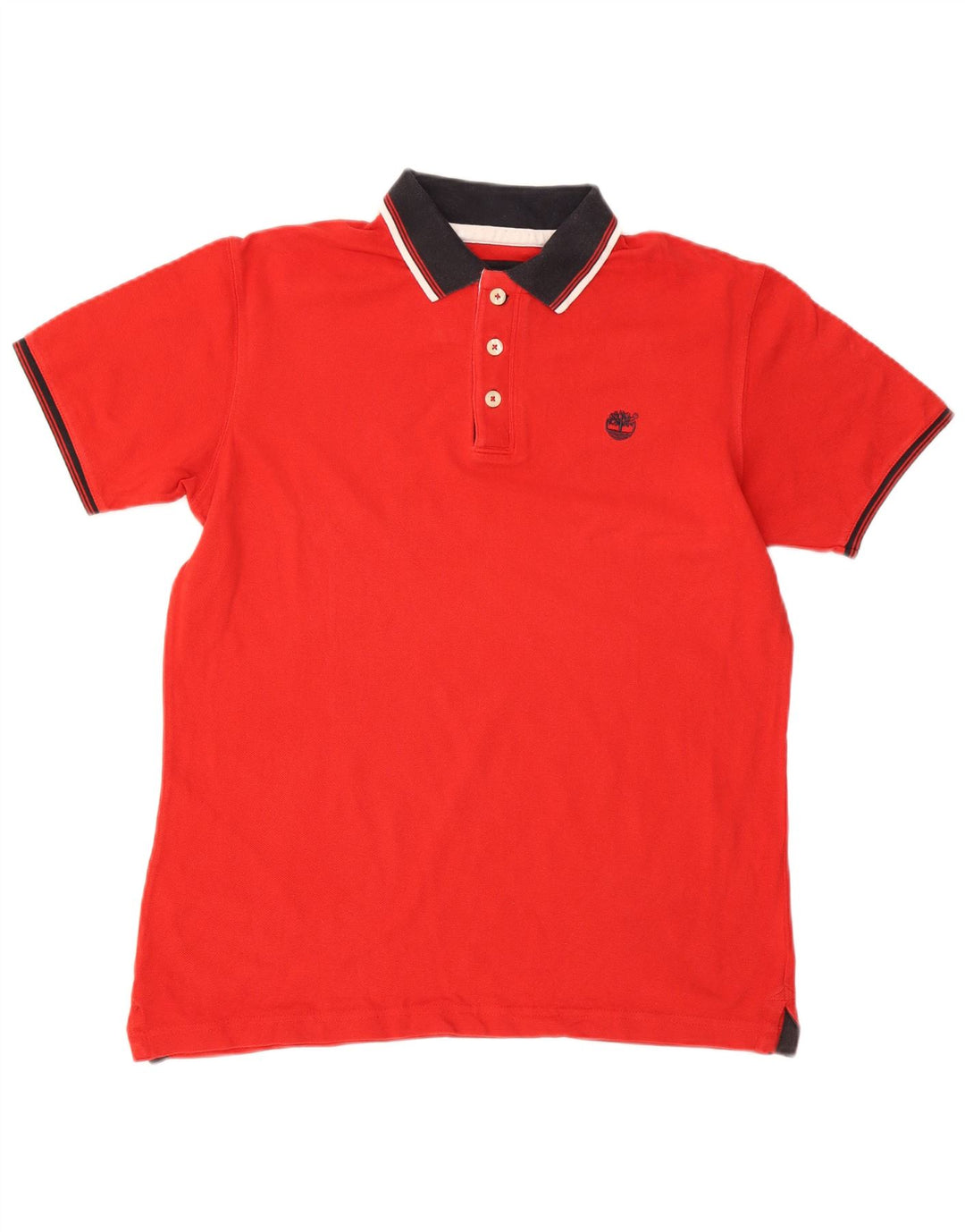 Camisa polo masculina TIMBERLAND Earthkeepers grande vermelha
