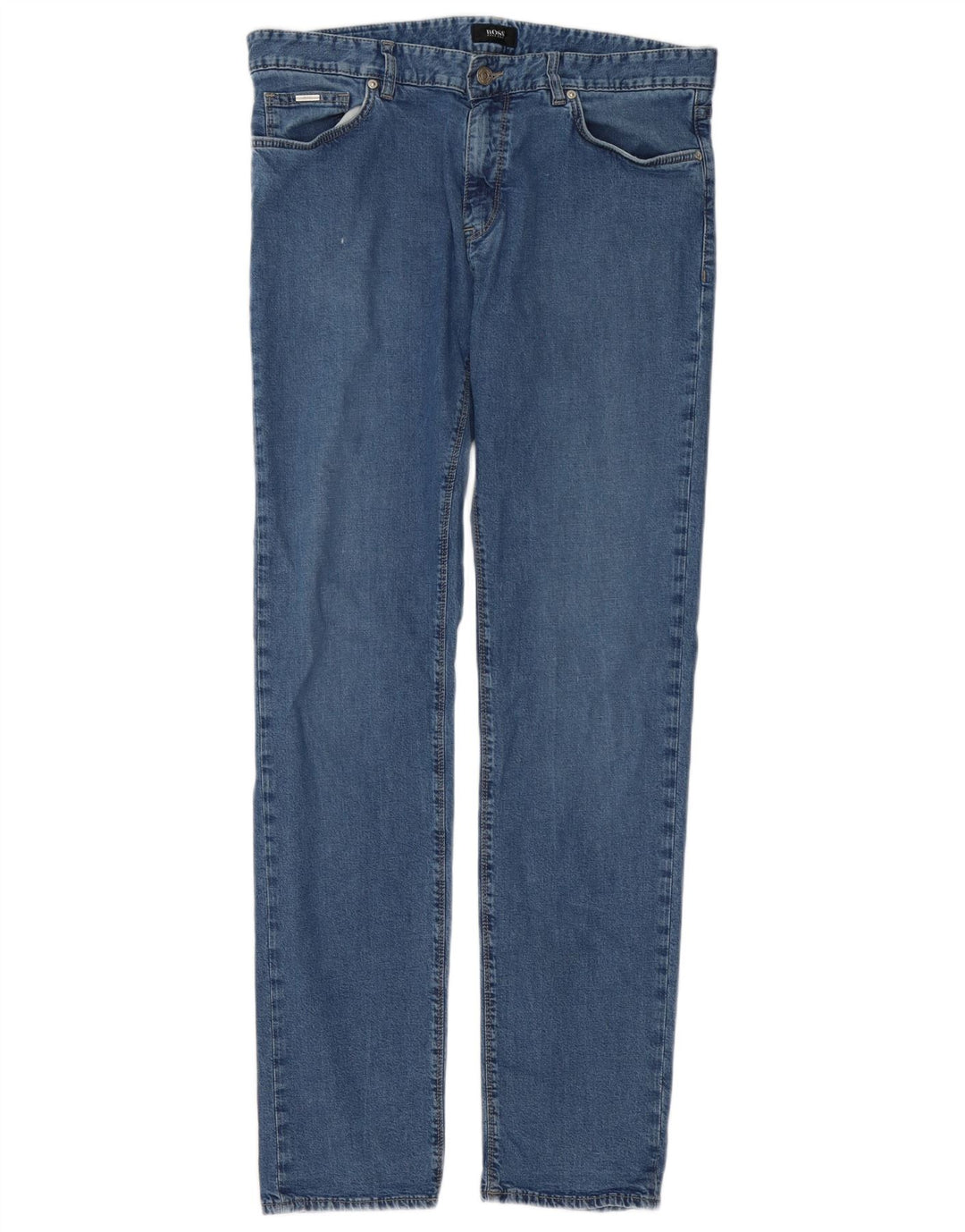 Hugo Boss Jeans Slim Feminino W33 L34 Azul Algodão