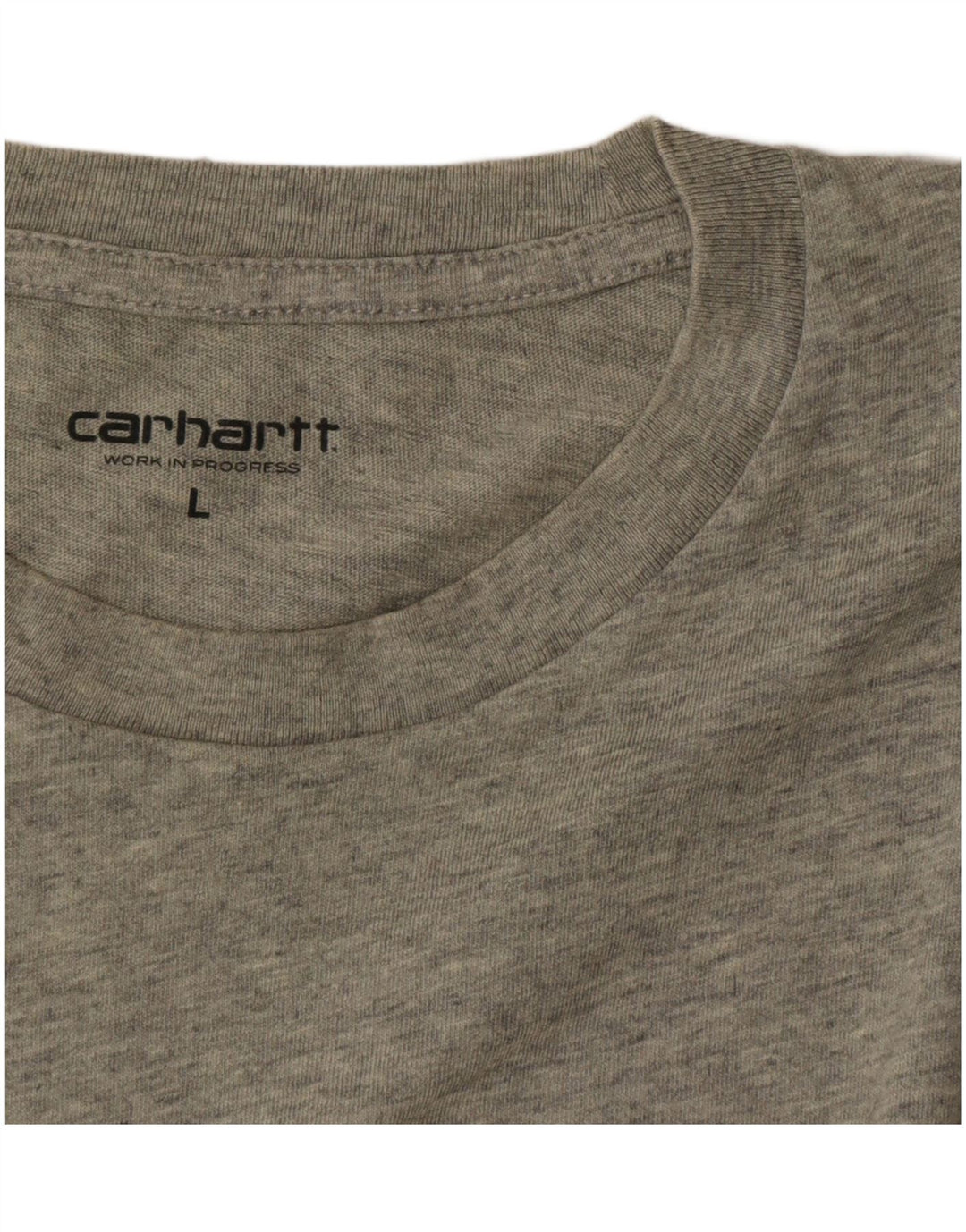 Camiseta gráfica masculina Carhartt grande cinza manchada