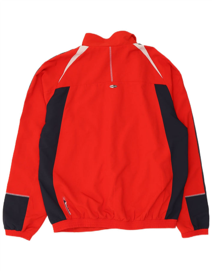 Adidas Mens Clima 365 Tracksuit Top Jacket XL Vermelho Colourblock Poliéster