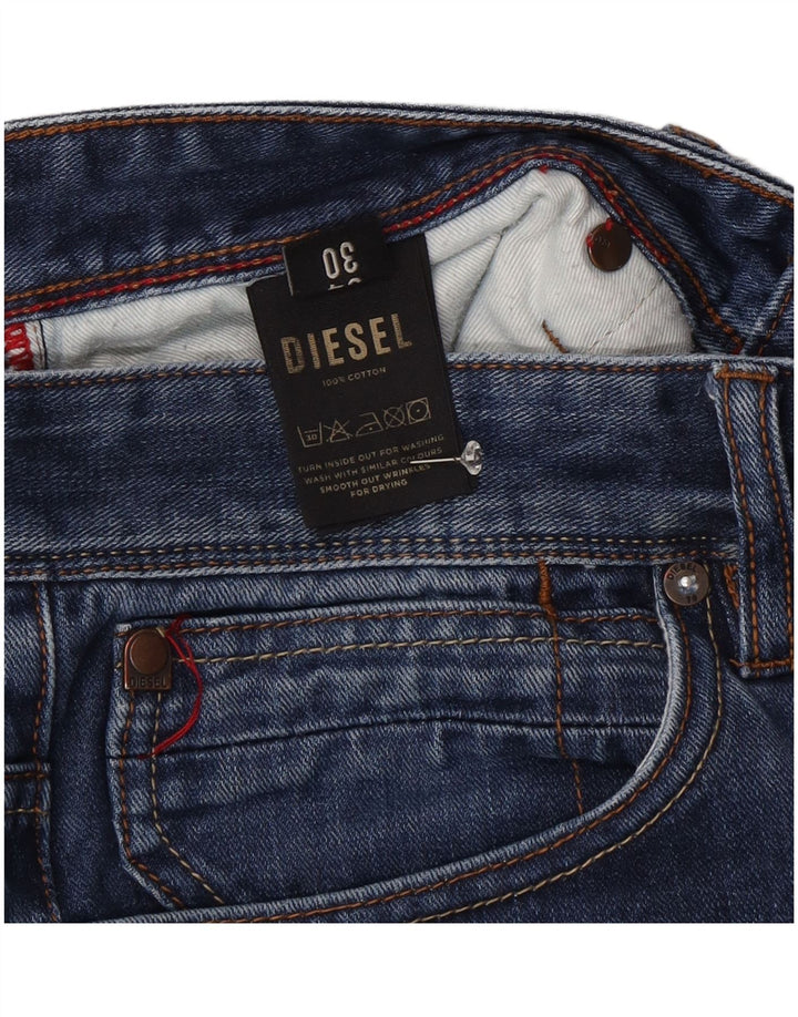 Jeans retos masculinos Diesel W34 L30 algodão azul