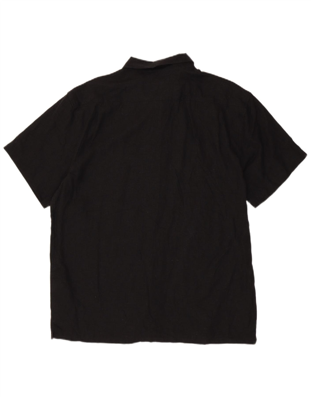 Camisa masculina de manga curta Billabong grande linho preto