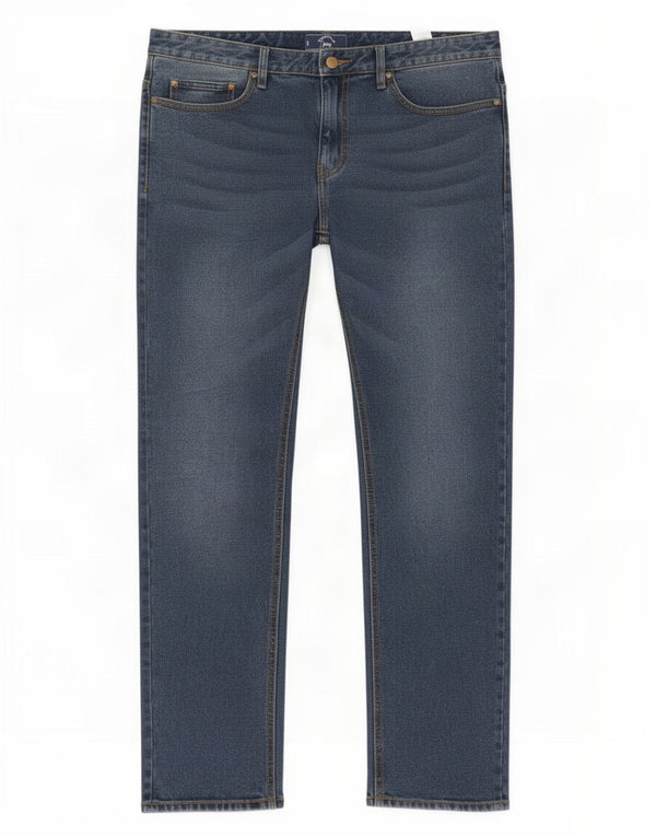 Springfield Mens Slim Jeans W38 L34 Azul Algodão