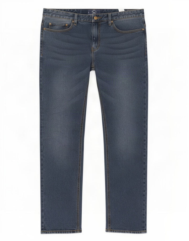 Springfield Mens Slim Jeans W38 L34 Azul Algodão